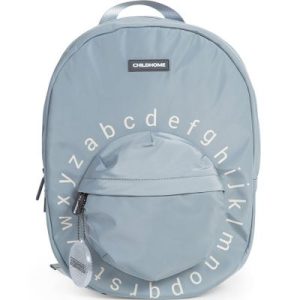 achetez Sac à dos scolaire ABC gris et écru Childhome au meilleur prix en promo