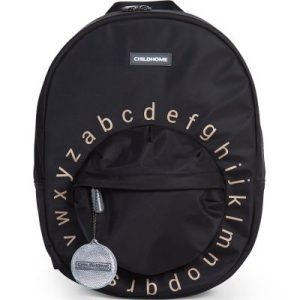 achetez Sac à dos scolaire ABC noir et or Childhome au meilleur prix en promo