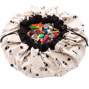 achetez Sac à jouets 2 en 1 réversible phosphorescent Printed Colors Espace Play&Go au meilleur prix en promo