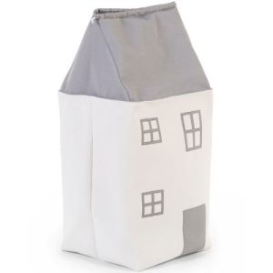 achetez Sac à jouets Maison gris écru Childhome au meilleur prix en promo