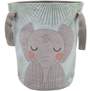 achetez Sac à jouets éléphant Junko (30 x 40 cm) Nattiot au meilleur prix en promo