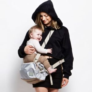 achetez Sac à langer Caravanbag warm silver Je Porte Mon Bébé / Love Radius au meilleur prix en promo