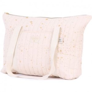 achetez Sac à langer Paris Gold stella Dream pink Nobodinoz au meilleur prix en promo