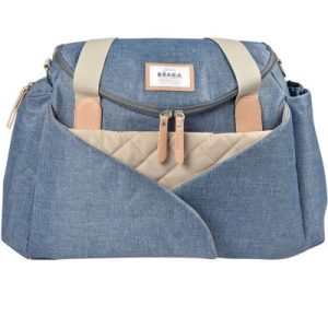 achetez Sac à langer Sydney II bleu chiné  Béaba au meilleur prix en promo