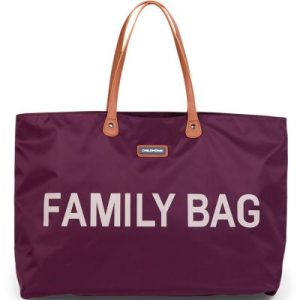 achetez Sac à langer à anses Family bag aubergine Childhome au meilleur prix en promo