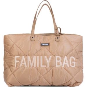 achetez Sac à langer à anses Family bag matelassé beige Childhome au meilleur prix en promo