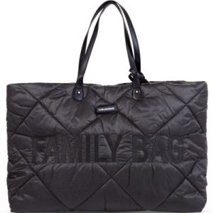 achetez Sac à langer à anses Family bag matelassé noir Childhome au meilleur prix en promo