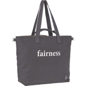 achetez Sac à langer à anses Green Label en coton bio Statement anthracite Lässig au meilleur prix en promo