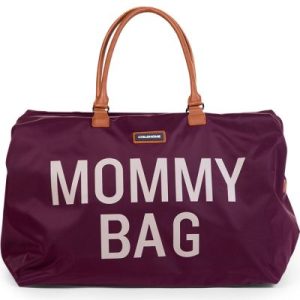 achetez Sac à langer à anses Mommy bag matelassé aubergine Childhome au meilleur prix en promo