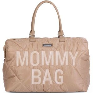 achetez Sac à langer à anses Mommy bag matelassé beige Childhome au meilleur prix en promo