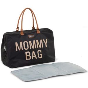 achetez Sac à langer à anses Mommy bag noir Childhome au meilleur prix en promo