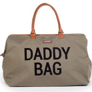 achetez Sac à langer à anses papa Daddy Bag toile kaki Childhome au meilleur prix en promo