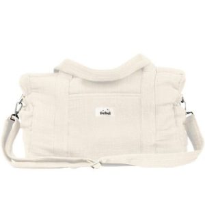 achetez Sac à langer bandoulière 24/48 h sable BEBEL au meilleur prix en promo
