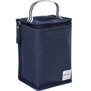 achetez Sac isotherme bleu marine rayé Béaba au meilleur prix en promo