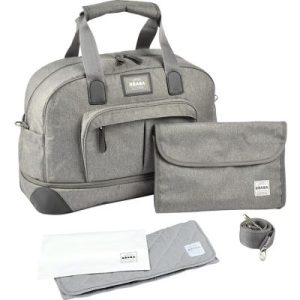 achetez Sac voyage Amsterdam II gris chiné Béaba au meilleur prix en promo