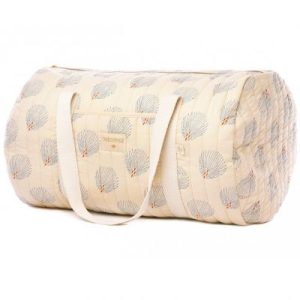 achetez Sac week-end New-York Blue Gatsby cream Nobodinoz au meilleur prix en promo