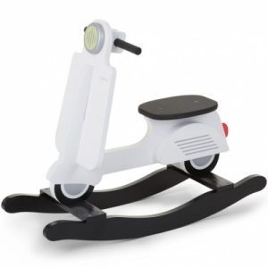 achetez Scooter à bascule blanc Childhome au meilleur prix en promo