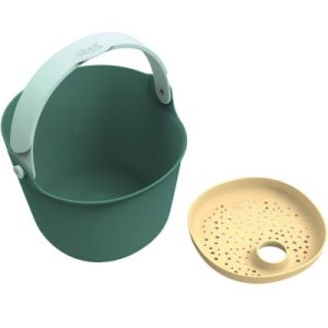 achetez Seau de plage 2 en 1 Bucki vert jardin Quut au meilleur prix en promo