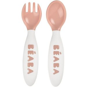 achetez Set de 2 couverts bébé 2ème âge nude Béaba au meilleur prix en promo