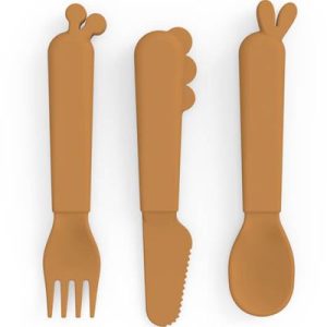 achetez Set de 3 couverts Kiddish Deer friends Moutarde Done by Deer au meilleur prix en promo