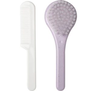 achetez Set de coiffure brosse et peigne Speckles Lila Luma Babycare au meilleur prix en promo