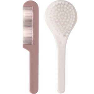 achetez Set de coiffure peigne et brosse bébé rose blossom Luma Babycare au meilleur prix en promo