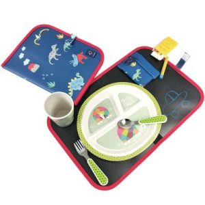 achetez Set de table ardoise pliable Dinosaure Jaq Jaq Bird au meilleur prix en promo