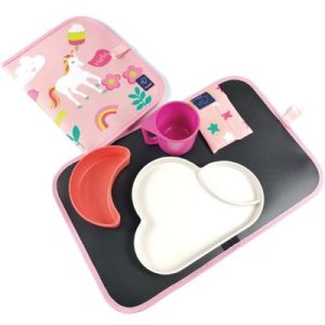 achetez Set de table ardoise pliable Licorne Jaq Jaq Bird au meilleur prix en promo