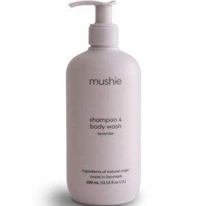 achetez Shampooing gel douche 2 en 1 pour bébé Lavande (400 ml) Mushie au meilleur prix en promo