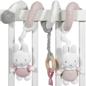 achetez Spirale d'activités lapin Miffy rose velours Pioupiou et Merveilles au meilleur prix en promo