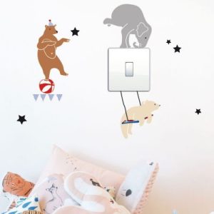 achetez Sticker circus on light Just a Touch (26 x 19 cm) Mimi'lou au meilleur prix en promo