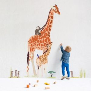 achetez Sticker géant girafe Safari Mimi'lou au meilleur prix en promo