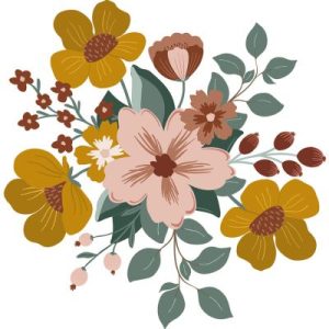 achetez Sticker mural Large Bouquet (50 x 50 cm) Lilipinso au meilleur prix en promo