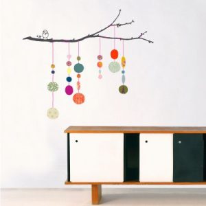 achetez Sticker mural chambre enfant Fils de perles Mimi'lou au meilleur prix en promo