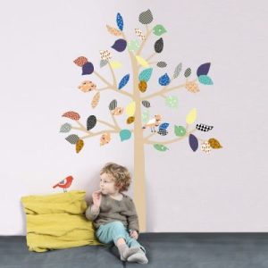 achetez Sticker mural géant Big Tree arbre à motifs Mimi'lou au meilleur prix en promo