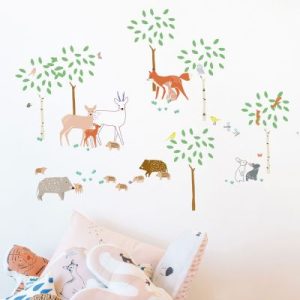 achetez Stickers Balade en forêt (70 x 70 cm) Mimi'lou au meilleur prix en promo