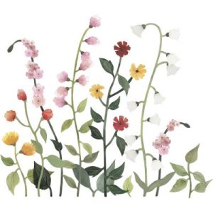 achetez Stickers fleurs Queyran (64 x 55 cm) Lilipinso au meilleur prix en promo