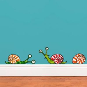 achetez Stickers muraux 3 escargots Série-Golo au meilleur prix en promo