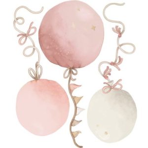achetez Stickers muraux Ballons roses (50 x 60 cm) Lilipinso au meilleur prix en promo