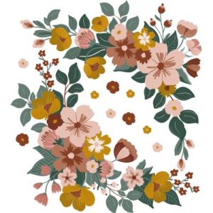 achetez Stickers muraux Blooming Ornaments (70 x 64 cm) Lilipinso au meilleur prix en promo