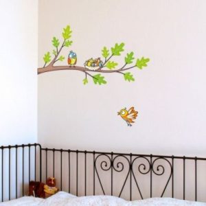 achetez Stickers muraux Branche avec oiseaux Le nid Série-Golo au meilleur prix en promo