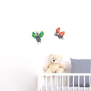 achetez Stickers muraux coccinelles coccis vert et rose Série-Golo au meilleur prix en promo