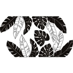 achetez Stickers muraux feuilles tropicales (48 x 85 cm) Lilipinso au meilleur prix en promo