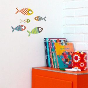 achetez Stickers petits poissons multicolores Série-Golo au meilleur prix en promo