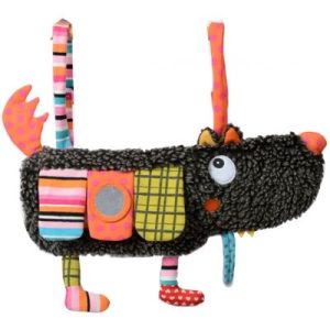 achetez Tableau d'activités Louloup à suspendre T'es Fou Louloup (33 cm) Ebulobo au meilleur prix en promo