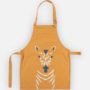 achetez Tablier enfant Mix & Match zèbre ocre Noukie's au meilleur prix en promo