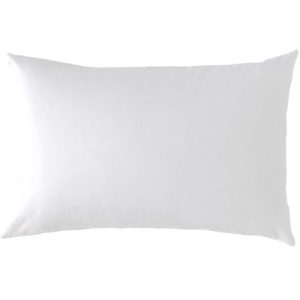 achetez Taie d'oreiller en coton bio blanche (40 x 60 cm) P'tit Basile au meilleur prix en promo