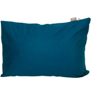 achetez Taie d'oreiller en coton bio bleu nuit (40 x 60 cm) Kadolis au meilleur prix en promo