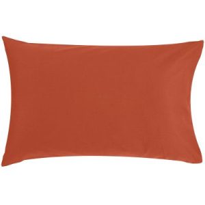 achetez Taie d'oreiller en coton bio brique (40 x 60 cm) P'tit Basile au meilleur prix en promo