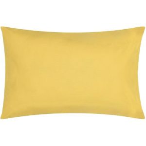 achetez Taie d'oreiller en coton bio jaune or (40 x 60 cm) P'tit Basile au meilleur prix en promo